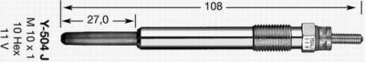 NGK 1441 Свеча накаливания D-POWER 24 (Y-504J)