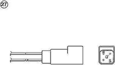 NGK 1638 лямбда-зонд на FORD FIESTA IV (JA_, JB_)
