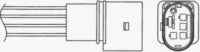 NGK 1774 Лямбда-зонд LZA11-V2 SEAT AROSA/CORDOBA/IBIZA/ SKODA FABIA/ VW LUPO/POL
