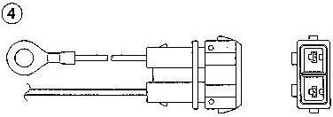 NGK 1822 лямбда-зонд на VW GOLF III (1H1)