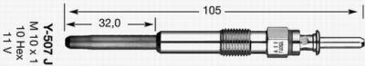 NGK 2691 Свеча накаливания D-POWER 32 (Y-507J)
