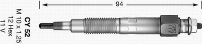 NGK 3017 Свеча накаливания CY52 3017