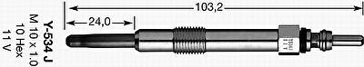 NGK 3413 Cвеча накала D-POWER 36