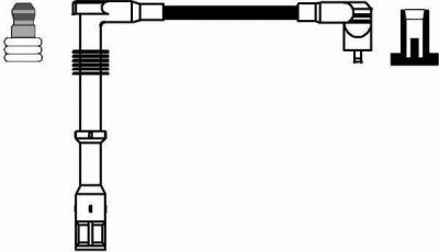 NGK 44065 провод зажигания на VW SCIROCCO (53B)