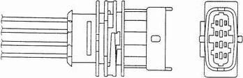 NGK 5658 лямбда-зонд на OPEL VECTRA B универсал (31_)
