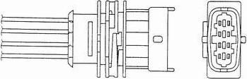 NGK 5695 лямбда-зонд на OPEL ASTRA G универсал (F35_)