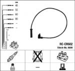 NGK 8480 Провода высоковольтные RC-CR602 CITROEN Evasion/Xantia/XM/ZX/FIAT Ulysse/PEUGEOT 3