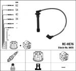 NGK 8655 Комплект в/в проводов Honda Civic 1.6i 94-96 32722P07000 (ZEF840)