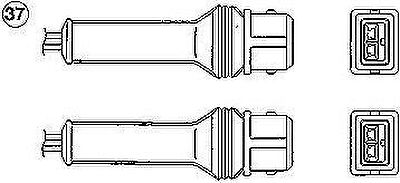 NGK 90283 лямбда-зонд на PEUGEOT 309 II (3C, 3A)