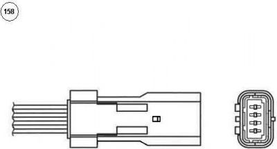 NGK 92056 92056_лямбда-зонд! L=381mm Citroen C3, Peugeot 208/301 1.0/1.2 12V 12>