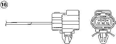 NGK 93087 лямбда-зонд на MAZDA 323 F V (BA)