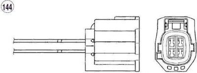 NGK 94058 лямбда-зонд на MAZDA 3 седан (BK)