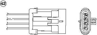 NGK 94810 лямбда-зонд на OPEL ASTRA G универсал (F35_)