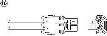NGK 96795 лямбда-зонд на RENAULT CLIO I (B/C57_, 5/357_)
