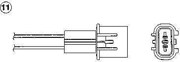 NGK 96927 лямбда-зонд на MITSUBISHI LANCER IV (C6_A, C7_A)