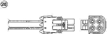NGK 97440 лямбда-зонд на RENAULT MEGANE I (BA0/1_)