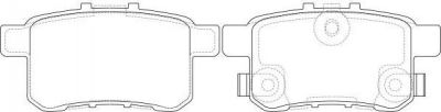 NiBK Колодки тормозные HONDA ACCORD 2.0-2.4 МКПП 08- задние (PN8864)