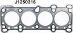 NIPParts J1250316 прокладка, головка цилиндра на KIA RIO седан (DC_)