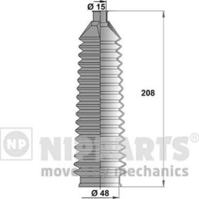 Nipparts Пыльник рулевой рейки HYUNDAI ACCENT/ELANTRA/LANTRA (J2840501)