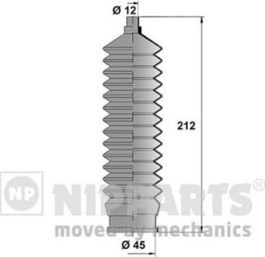 NIPParts J2840901 комплект пылника, рулевое управление на MAZDA 323 C IV (BG)