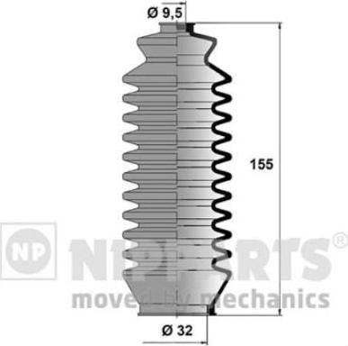 NIPParts J2842004 комплект пылника, рулевое управление на TOYOTA COROLLA Liftback (_E8_)