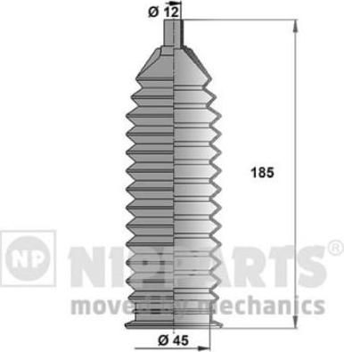 NIPParts J2846002 комплект пылника, рулевое управление на DAIHATSU APPLAUSE II (A101)