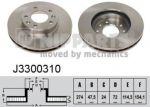 NIPPARTS Диск тормозной KIA CARNIVAL 2.5-2.9 99-01 передний вент.D=274мм. (0K552-33-251, J3300310)