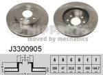 NIPPARTS Диск тормозной DAEWOO NUBIRA 1.6/2.0 97- передний (96312559, J3300905)