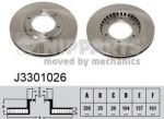 NIPPARTS Диск тормозной NISSAN PATROL 2.8-3.2 79-97 передний вент. (40206-G9500, J3301026)
