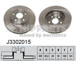 NIPPARTS Диск тормозной TOYOTA CARINA E 1.6-2.0 95-97 передний (4351205020, J3302015)