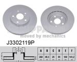 NIPParts J3302119P тормозной диск на TOYOTA AVENSIS (_T22_)