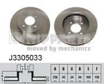 NIPPARTS Диск тормозной передний MITSUBISHI COLT 92>97 LANCER 00> R14 (MB699285, J3305033)