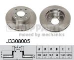 NIPPARTS Диск торм. SUZUKI SWIFT 89- пер. вент. (55311-60B40, J3308005)