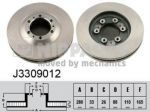 NIPParts J3309012 тормозной диск на OPEL FRONTERA B (6B_)