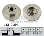 NIPPARTS Диск торм. TOYOTA AVENSIS 1.6/1.8/2.0 01- зад. (42431-05040, J3312054)