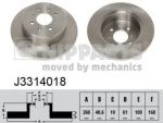 NIPPARTS тормозной диск (42510ST3E00, J3314018)