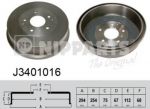 NIPParts J3401016 тормозной барабан на NISSAN VANETTE CARGO фургон (HC 23)