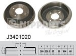 NIPParts J3401020 тормозной барабан на NISSAN PRIMERA Hatchback (P11)