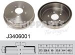 NIPParts J3406001 тормозной барабан на DAIHATSU TERIOS (J2_)