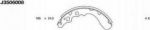 NIPParts J3506008 комплект тормозных колодок на DAIHATSU CUORE VI (L251, L250_, L260_)