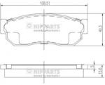 NIPPARTS Колодки тормозные диск. перед. NISSAN Sunny II(N13) 1,3-1,7L ->08/91 4106013A25/4106025A25/D106M67A90 (41060-03A25, J3601001)