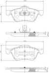 NIPParts J3601082 комплект тормозных колодок, дисковый тормоз на NISSAN PRIMERA Traveller (WP11)