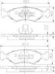 NIPParts J3603050 комплект тормозных колодок, дисковый тормоз на FORD ESCORT III (GAA)
