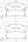 NIPPARTS Колодки торм. MAZDA 323,626,PREMACY 97- пер. (GAYR3328ZA9C, J3603061)