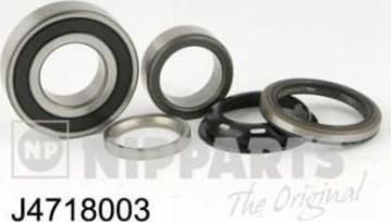 NIPParts J4718003 комплект подшипника ступицы колеса на MAZDA 323 I (FA)
