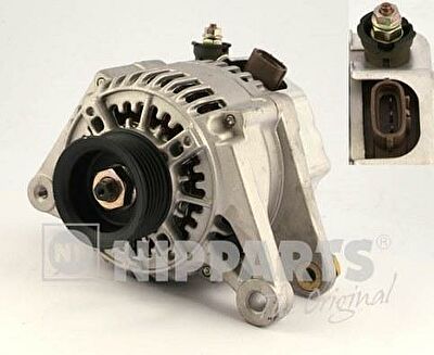 NIPPARTS Генератор 12В 80А TOYOTA Rav4 00-05 (27060-22130, J5112112)