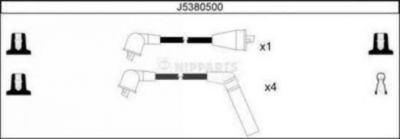 NIPParts J5380500 комплект проводов зажигания на HYUNDAI PONY седан (X-1)