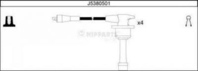 NIPParts J5380501 комплект проводов зажигания на HYUNDAI LANTRA I (J-1)