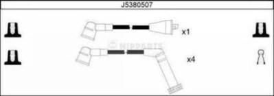 NIPParts J5380507 комплект проводов зажигания на HYUNDAI GETZ (TB)