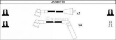 NIPPARTS Провода высоковольтные HYUNDAI Lantra II 1,5L 96-> (27501-22A00, J5380519)